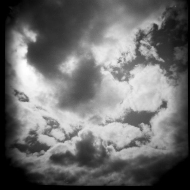 Moody clouds, almost feel a sense of movement here. #dianafplus #lomography #filmphotography #blackandwhite #nofilter